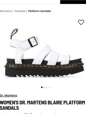 NWOB WOMEN'S DR. MARTENS BLAIRE PLATFORM SANDALS